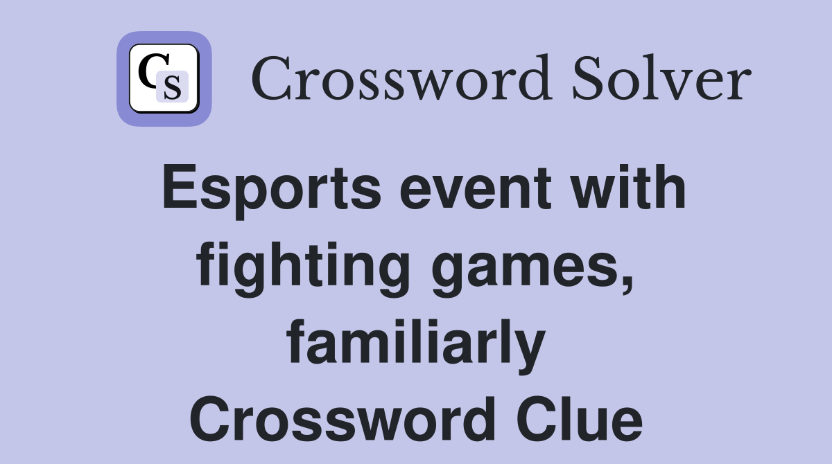 Esports event with fighting games familiarly - Shasta Crystals